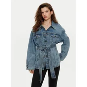 HUGO Jeans jakna Icon 50530298 Modra Relaxed Fit