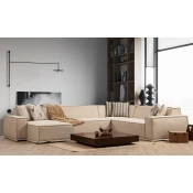 Atelier del Sofa Ugaona garnitura Lego 100x72x167cm Krem