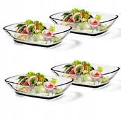 KADAX Steklena solatna skleda Shoulder 230 ml Preproste sklede Set 4 kosov, (5000351964)