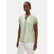 Olsen Bluza 11105099 Zelena Regular Fit