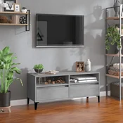 TV ormaric boja betona 100x34,5x44,5 cm od konstruiranog drva
