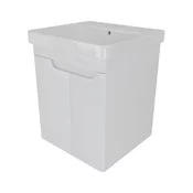 KOPALNIŠKA OMARICA Z UMIVALNIKOM LINEA ELEGANT BELA 50cm | Topdom