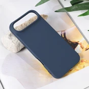 Maska za iPhone 17 Air 66 Teracell Soft Velvet tamno plava