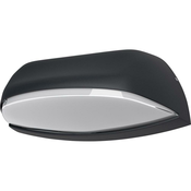 OSRAM LED zunanja stenska svetilka 12 W topla bela OSRAM Endura široka 4058075031623 temno siva