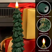 Utripajoča brezplamenska božična sveča | CANDLETREE