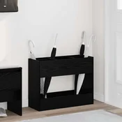 Stalak za kišobran Crni hrast 65 x 24 x 50 cm Konstruirano drvo