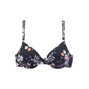 SUNSEEKER Bikini zgornji del svetlo lila/oranžna/črna/bela