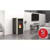 Alfa-Plam PEC NA PELET ALFA COMMO 15 ETAŽ BEIGE za centralno grijanje, (8606020941471)