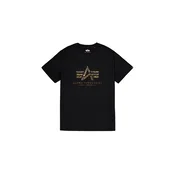 ALPHA INDUSTRIES Majica zlato-rumena / temno siva / črna