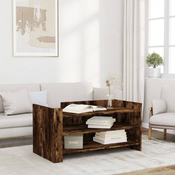 Stolic za kavu boja dimljenog hrasta 100 x 50 x 50 cm od drva