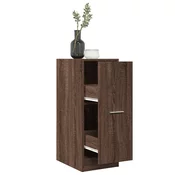 Vidaxl Lekarniška omara rjavi hrast 30x41x77,5 cm inženirski les