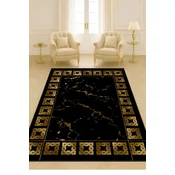 Conceptum Hypnose Tepih HM-CRP25-33, Pravougaoni, 120 x 180 cm, Crno-zlatne boje
