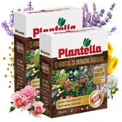 shumee PLANTELLA gnojilo za cvetoče rastline, žive meje, vrtnice, grmičevje sivke, 1 kg x 2