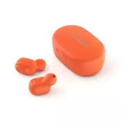LEDWOOD KEPLER, TWS brezžične slušalke + športna zapestnica, oranžne