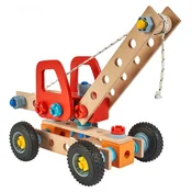 Drevená stavebnica žeriav Construct Crane Vehicle Eichhorn 1 model 73 dielov od 4 rokov EH7102