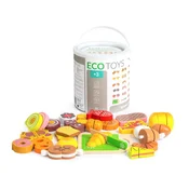 Northix Lesena hrana za rezanje 23 kosov ECOTOYS