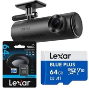 70mai 70MAI M310 video snemalnik + Lexar 64 GB kartica, črne barve