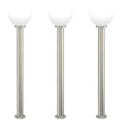 vidaXL vidaXL Stebričke 3 kosi 120 cm nerjaveče jeklo IP44, (5000296952)