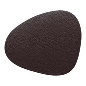 LINDDNA Podstavek za kozarec, dolžina: 110 mm, širina: 130 mm, krivulja, Serene, Hazel