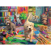 Ravensburger Puzzle Simpatične umetnice XL 750 kosov
