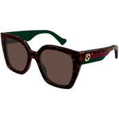 Gucci GG1300S 002 ONE SIZE (55) Havana/Rjava