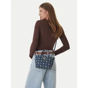 Ročna torba Guess Emelie Logo Mini HWGP99 28750 Mornarsko modra