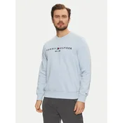 TOMMY HILFIGER Majica  mornarska / svetlo modra / rdeča / bela