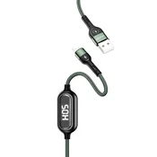 1 to 3 Usams Lightning Kabel 1.2M Pleten Za Iphone 2A Led S Hitro