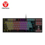 Tastatura Mehanicka Gaming Fantech MK876 RGB Atom TKL siva (blue switch)