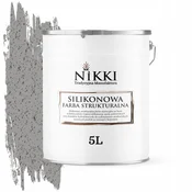 shumee Silikonska strukturna fasadna barva 5L platinasto siva F264