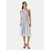 Fracomina Cocktail obleka FQ25SD2009W797T4 Srebrna Regular Fit