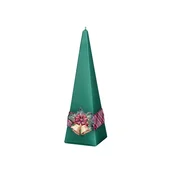 eoshop Sveča BELL VKLOPLJENO ŠERPA PIRAMIDA božič 6x6x19cm