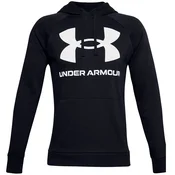 Under Armour Rival Fleece Big Logo HD črna 1357093 001 - moška jopa s kapuco