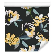 Tapeta z vzorcem rož za dnevno sobo in spalnico 50x1000 cm