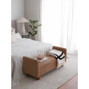 Atelier del Sofa Trpezarijska klupa Sandikli 115x55x40cm Kamel