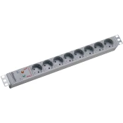 Triton RAB-PD-X08-A1 surge protector Black 8 AC outlet(s) 230 V 2 m
