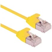 ROLINE Roline 21153325 RJ45 omrežni kabel\, Patch kabel CAT 6a U/FTP 2.00 m rumena 1 kos, (20630785)