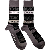 AC/DC Nogavice Back in Black Black 36-40