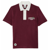 Ženski teniski polo majica Lacoste Roland Garros Edition Terry Knit Tennis Polo Shirt - Crveni