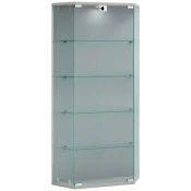 MID.YOU Vitrina Benila L, Srebrna