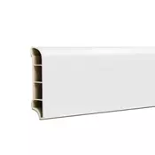 Vinil SPC talne obrobe Snežno bela 2400x60x12 mm
