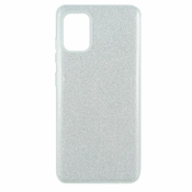 MaxMobile maskica za Samsung Galaxy A03 GLITTER: srebrna