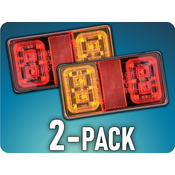 KAMAR Zadnja 16xLED zadnja luč za tovornjake, 12-24V, leva/desna/2-PACK! [L2295]