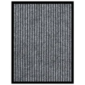 Vidaxl Predpražnik črtast siv 40x60 cm