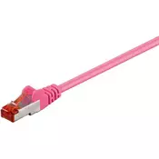 shumee Omrežni kabel MicroConnect S/FTP CAT6 PiMF LSZH 10 m roza, SSTP610PI