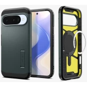 Ovitek Spigen Tough Armor MagSafe globoko zelena - Google Pixel 10 Pro/Pixel 10 (ACS09707)