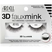 Ardell 3D Faux Mink 859 umetne trepalnice 1 ks odtenek Black