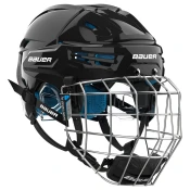 Hokejska čelada Bauer RE-AKT 65 Combo Black Senior S