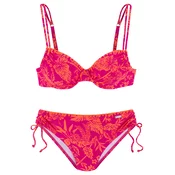 VENICE BEACH Bikini oranžna/roza