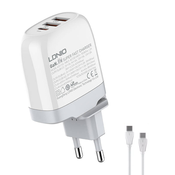 LDNIO Kucni punjac A3511Q PD, QC4+, QC3.0, PPS, 65W Type C na Type C